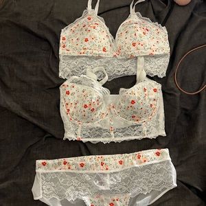 NWT Adore me 2 bras and one pair of panties